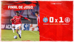 Com placar magro, Internacional bate o Bahia e vence a primeira no Brasileiro