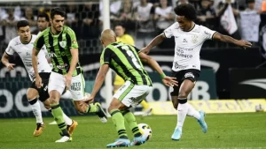 Corinthians busca empate com América-MG, mas perde liderança